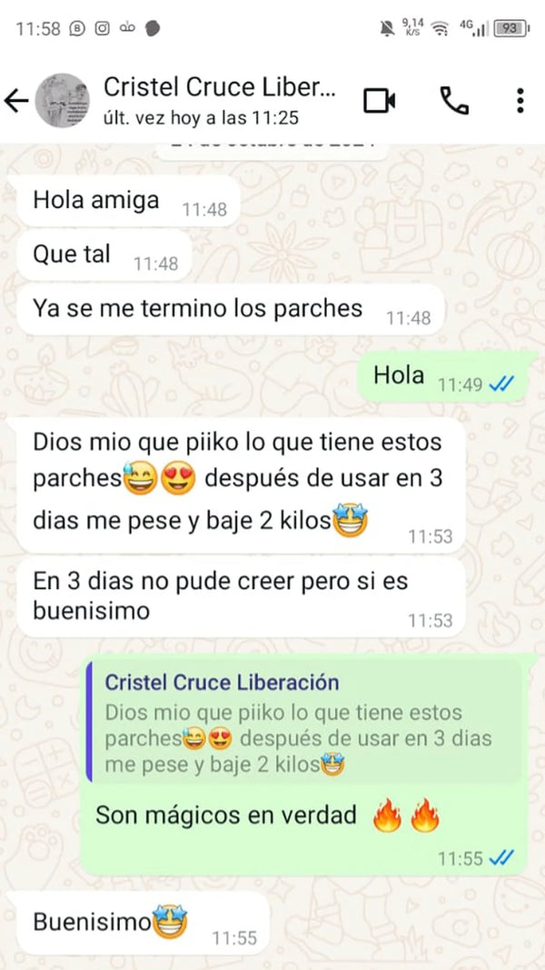 Testimonio WhatsApp Slim Patch